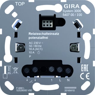 Gira - S3000 Elektronische schakelaar (compleet) Rel Schakb Zmt