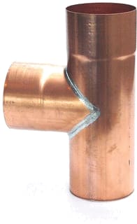 Wentzel - Fitting met 3 aansluitingen T-Stuk 80 90Gr Kop