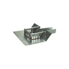Rheinzink - Classic Dakafvoertrechter zij-uitlaat kiezelb v/stadsuitl 60x100