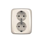 ABB Busch-Jaeger - Reflex SI Wandcontactdoos (WCD schakelmat.) Wcd Ra Dub Inb R-Alpin