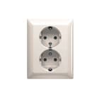 ABB Busch-Jaeger - Balance Wandcontactdoos (WCD schakelmat.) Wcd Ra Dub Inb Si-B