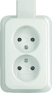 ABB Busch-Jaeger - AP Wandcontactdoos (WCD schakelmat.) Wcd Dub Pl Opb Alp
