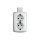 ABB Busch-Jaeger - AP Wandcontactdoos (WCD schakelmat.) Wcd Dub Ra Pl Kv Opb Alp