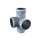 Wavin - Fitting met 4 aansluitingen Fitt4 M/M/M/S 90