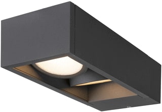 SLV - Eskina Plafond-/wandarmatuur Frame Wl Double Antr 3/4K