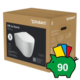 Duravit - ME by Starck Closetcombinatie Me Starck Wc-Pk Hng Wt570