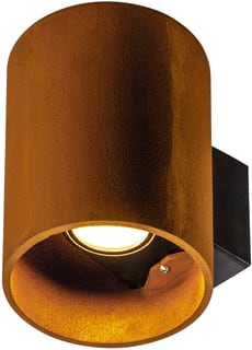 SLV - Rusty Plafond-/wandarmatuur Up/Down Rond 3/4K