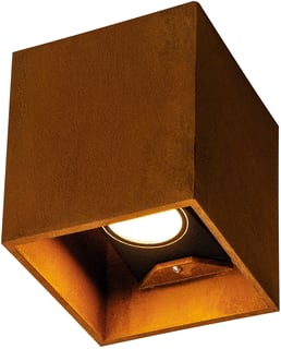 SLV - Rusty Plafond-/wandarmatuur Up/Down 4Kant 3/4K