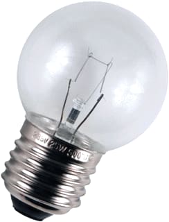Bailey - Gloeilamp standaard Ball E27 25W Clear Pizza