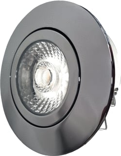 Interlight - LED DOWNLIGHTS Downlight/spot/schijnwerper Downl 6W 2700K Chroom