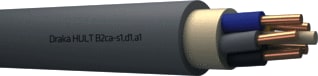Draka - Hult YMZ1K Voedingskabel v/a 1 kV vaste aanleg B2Ca Gy 5G2,5 Ha500