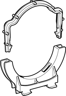 Geberit - Duofix Toebeh./onderd. inbouwelement san. Ophangbeugel Tbv