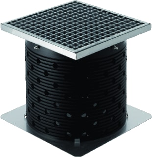Geberit - Pluvia Serie 7 Dakafvoertrechter onderdruksysteem Pe Pluv.Opbouwelem.Terras