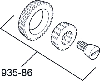 Rada - Toebeh./onderd. badkameraccessoires Sproeipl.+Schroef 872/927