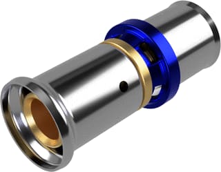 Henco - Fitting met 2 aansluitingen 25X2.5 Naar Henco 26X3