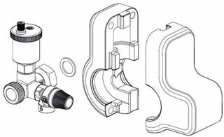 Intergas - Toebeh./onderdelen voor warmtepomp auto ventilatieset 90664