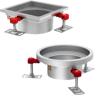 Aco - Stainless EG Vloerput met 1 aansluiting 446410