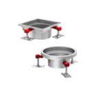 Aco - Stainless EG Vloerput met 1 aansluiting 446410