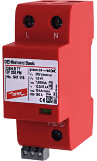 DEHN - DEHNshield Gecombineerde afleider energietech. Dsh B Tt 2P 255 Fm