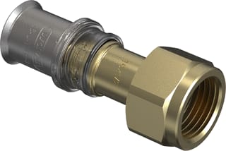 Wavin - Tigris M5 Fitting met 2 aansluitingen Tg/M5/D Ovrg.Kp Wr20X1/2