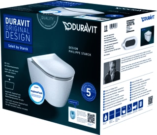 Duravit - Closetcombinatie wwc-set hyfl. 54cm soleil