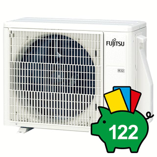 Atlantic-Fujitsu - Airco - single split condens. lucht Aoyh12Kmcg Buiten 3,4Kw