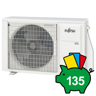 Atlantic-Fujitsu - Airco - single split condens. lucht Aoyh14Kmcg Buiten 4,2Kw
