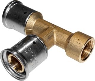 Henco - Fitting met 3 aansluitingen 48P-323204