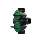 Henco - Pro-Flow CV/perslucht/tap/koelwater verdeler Manifold 1Xpo Eucn. Groen