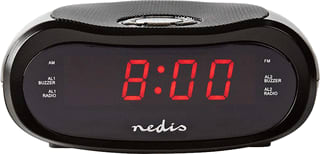 NEDIS - Wekker clar001bk