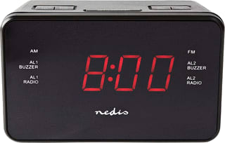 NEDIS - Wekker clar002bk
