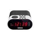 Lenco - Wekker cr-07 white