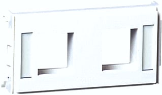 Schneider Electric - Inzetplaat schakelmateriaal Inzpl Amp Cyb-Dp Ral9010
