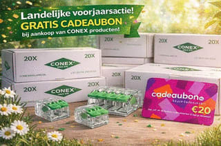 Conex - Combi-art. Draad & Kabel Voorjaarsactie Lasklem