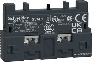 Schneider Electric - TeSys GV Hulpcontactblok Hlpcont Gvae1