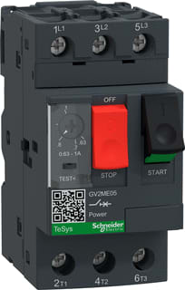 Schneider Electric - TeSys Motorbeveiligingsschakelaar Motbevschak Gv2Me05 1.00A