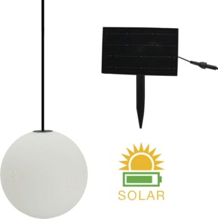 Bailey - Pendelarmatuur led party ball solar pend