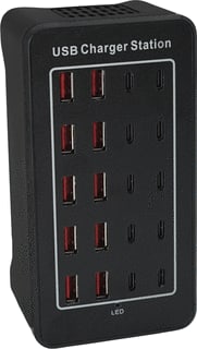 Bailey - Accessories Elektr. toebeh. v verlichtingsarm. hub 10 usb-a+10 usb-c