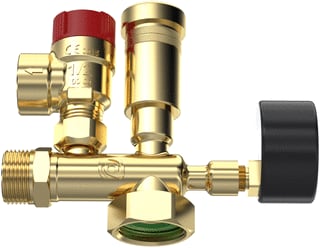 Raminex - Boileraansluitgroep veilghgrp 1"bi+expvtaansl