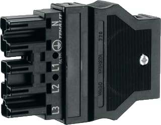 Hager - Tehalit Ecoline Conn. v insteekbare gebouwinstall. Teha Ingangsconnector 5 Polig
