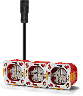 Technische Unie - GIRA 3V WCD IN2.0 BW ATT