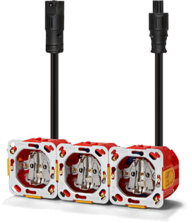 Technische Unie - GIRA 3V WCD I/U IN2.0 BW ATT