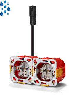 Technische Unie - GIRA 2V WCD IP44 IN2.0 BW ATT