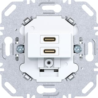 Hager Berker - USB-voeding usbvoed was4155wm