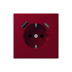 Jung - LS RANGE Wandcontactdoos (WCD schakelmat.) wcd ra+lad a+c s+ lc32100
