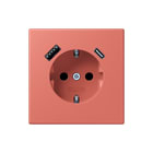 Jung - LS RANGE Wandcontactdoos (WCD schakelmat.) wcd ra+lad a+c s+ lc32111
