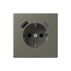 Jung - LS RANGE Wandcontactdoos (WCD schakelmat.) Wcd Ra+Lad A+C S+ Lc32141