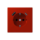 Jung - LS RANGE Wandcontactdoos (WCD schakelmat.) wcd ra+lad a+c s+ lc4320a