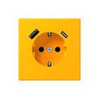 Jung - LS RANGE Wandcontactdoos (WCD schakelmat.) wcd ra+lad a+c s+ lc4320w