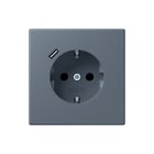 Jung - LS RANGE Wandcontactdoos (WCD schakelmat.) wcd ra+lad c s+ lc32011